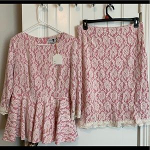 Dainty Jewel’s Skirt set